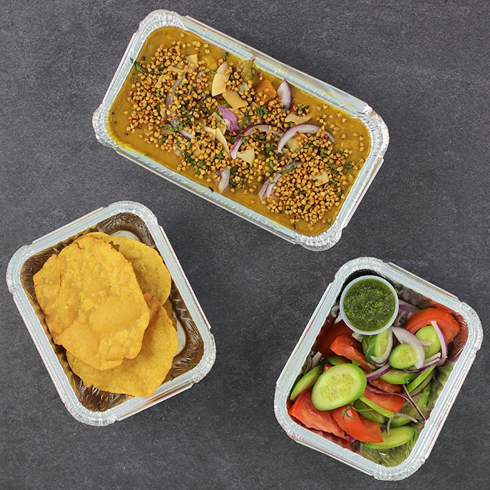 Barley and Channa dahl with masala spice dressing Barley and Channa dahl with masala spice dressing